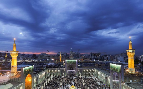  عکس حرم امام رضا با کبوتر برای پروفایل واتساپ