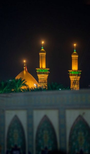  پروفایل عکس حرم امام رضا با نوشته زیبا