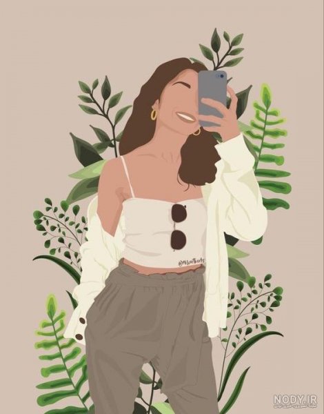  عکس دختر در باشگاه طبیعی