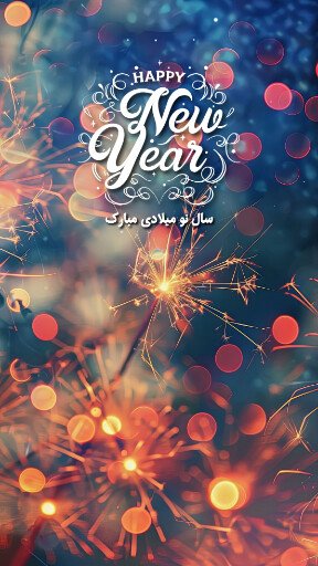  عکس تبریک سال نو میلادی 2025