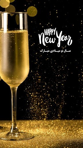 عکس تبریک سال نو میلادی 2025