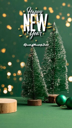  عکس تبریک سال نو میلادی 2025