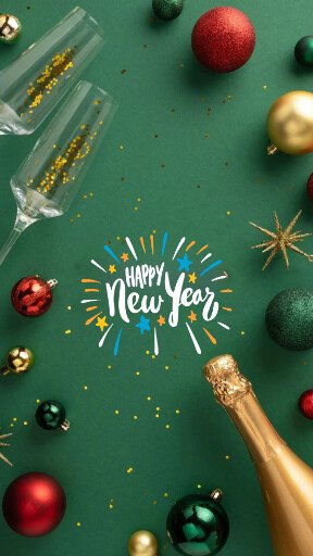  کارت تبریک سال نو میلادی 2025