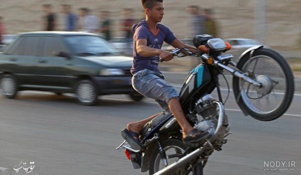  عکس تک چرخ موتور