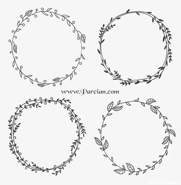  عکس سفید طرح دار