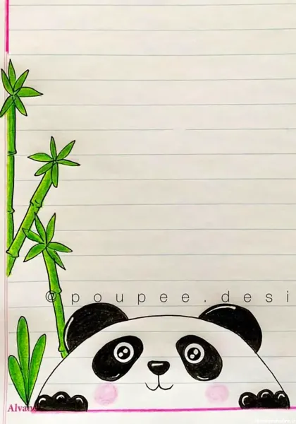  نقاشی دفتر مشق