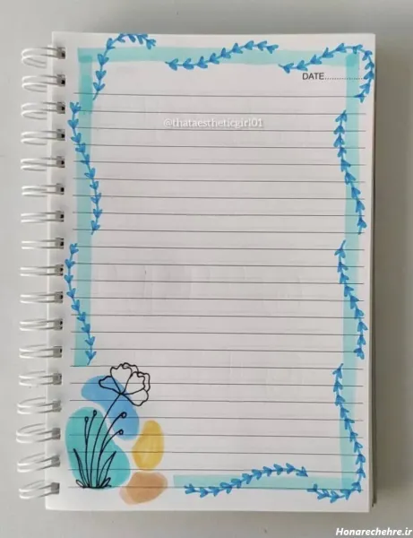  نقاشی دفتر مشق