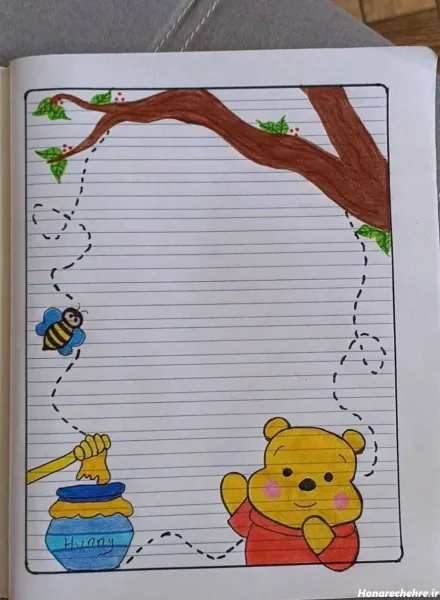  نقاشی دفتر مشق