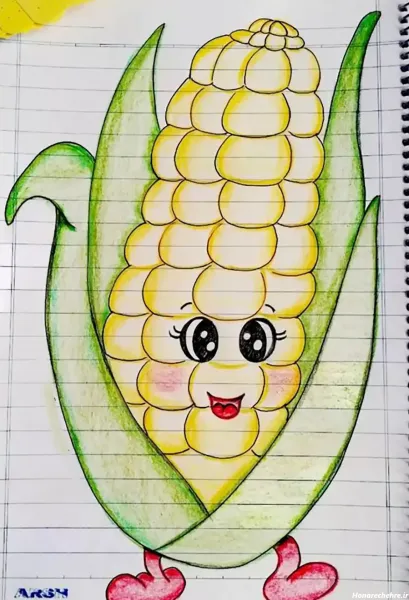  نقاشی حاشیه دفتر مشق جدید آسان