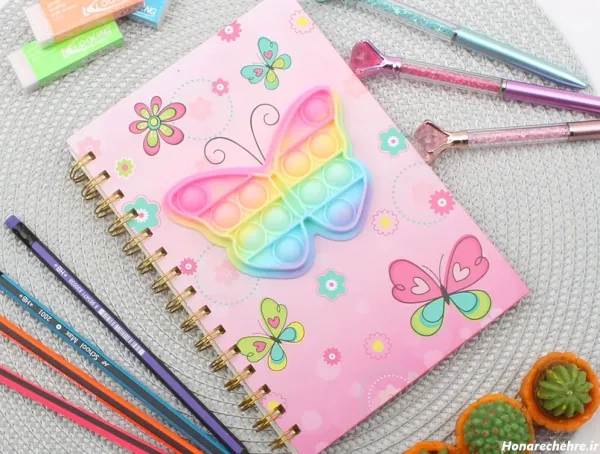  25 نقاشی دفتر مشق دخترانه اسان