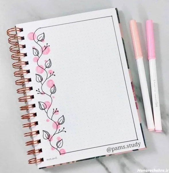  25 نقاشی دفتر مشق دخترانه اسان