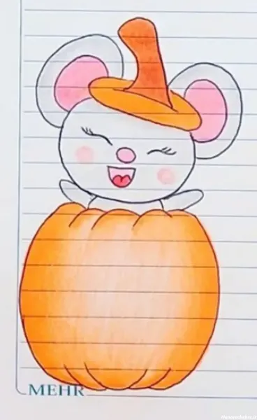  عکس تزیین دفتر مشق دخترانه فانتزی