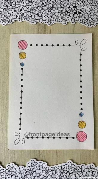  عکس تزیین دفتر مشق دخترانه فانتزی