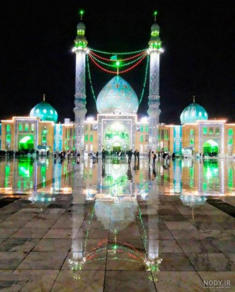  عکس مسجد جمکران با متن زیبا