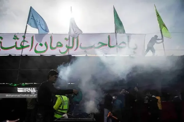  عکس از مسجد جمکران در شب نیمه شعبان