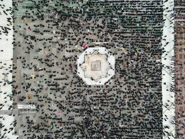  عکس از مسجد جمکران در شب نیمه شعبان