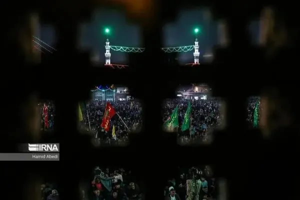  عکس از مسجد جمکران در شب نیمه شعبان