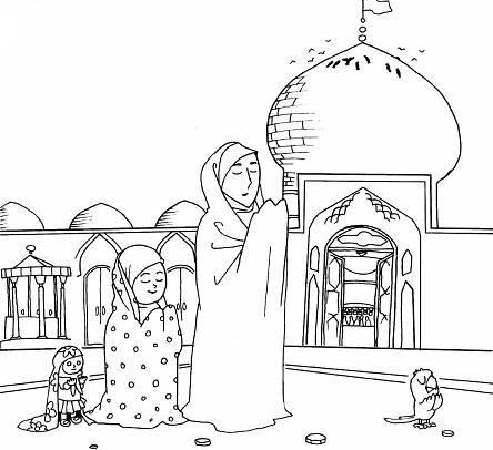  عکس مسجد نقاشی