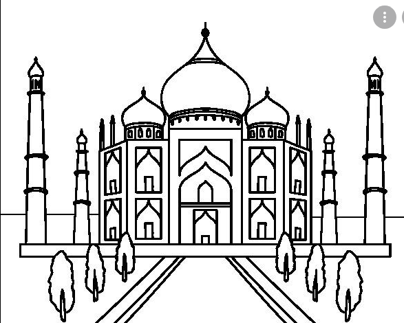  عکس مسجد نقاشی