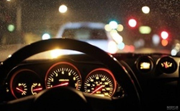  عکس جاده زیبا در شب