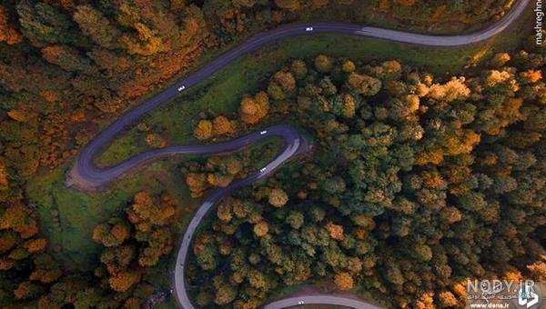 عکس جاده از بغل