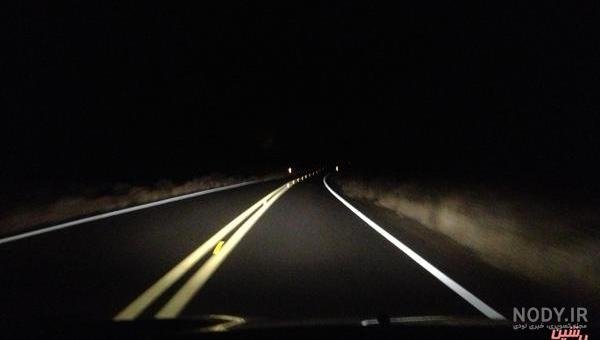  عکس جاده در شب