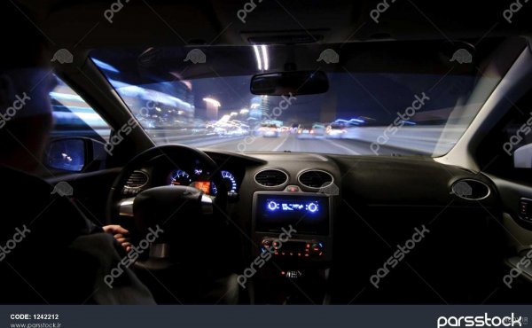  عکس جاده در شب برای پروفایل