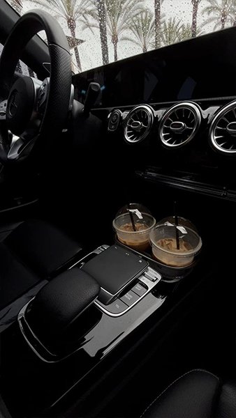  عکس تو جاده با ماشین شب