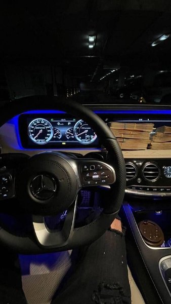  عکس تو جاده با ماشین شب