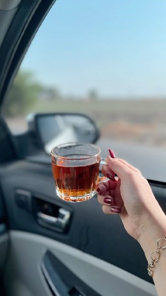  عکس تو جاده با ماشین شب