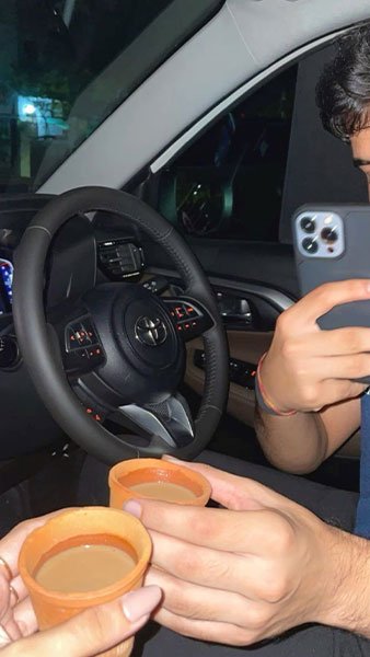  عکس تو جاده با ماشین شب