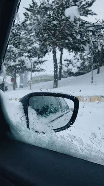  عکس تو جاده با ماشین شب