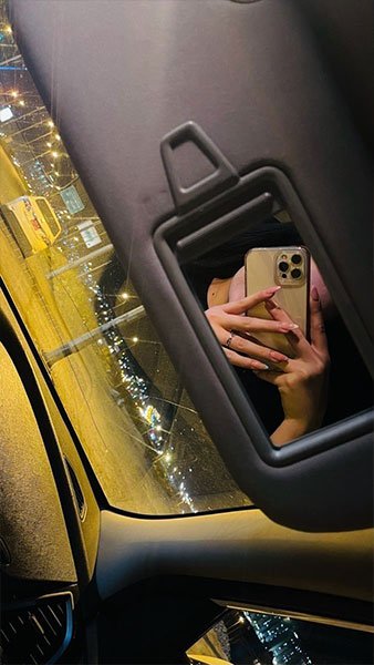  عکس تو جاده با ماشین شب