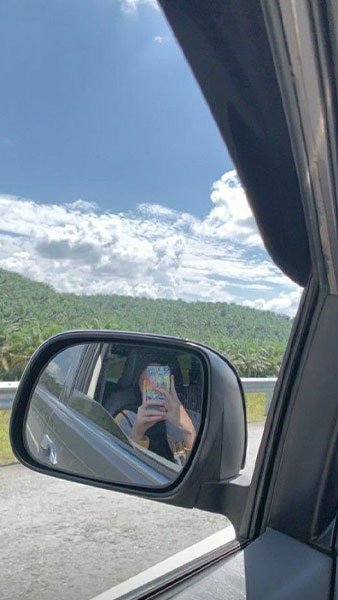  عکس تو جاده با ماشین شب