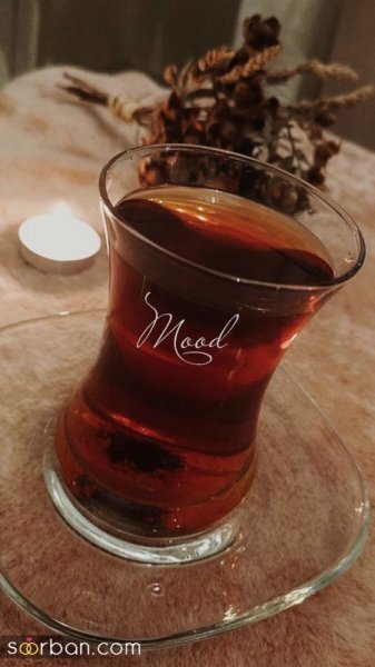  عکس چای در دست دختر