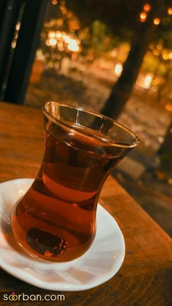  عکس چای در دست دختر