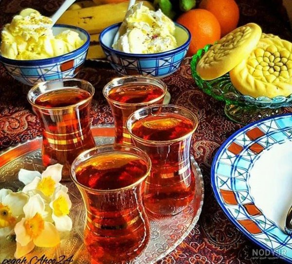  عکس چایی در خانه