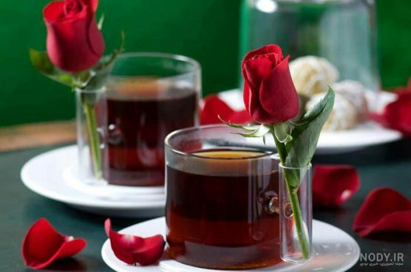  عکس فنجان چای عاشقانه