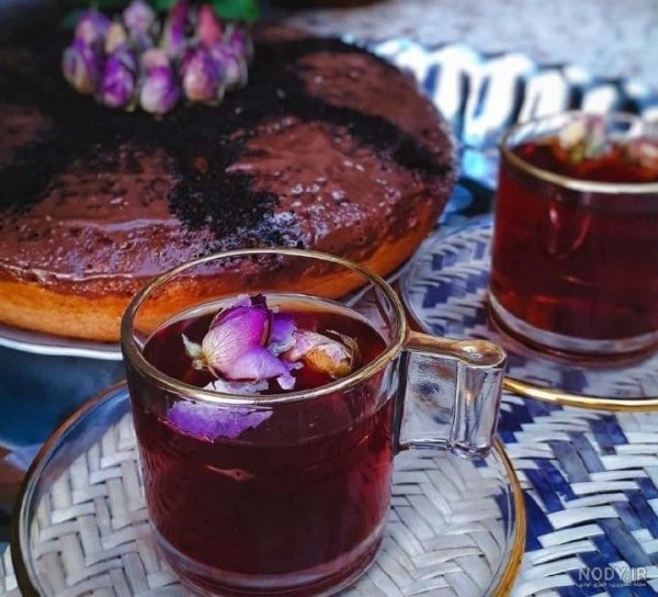  عکس چای دونفره در طبیعت