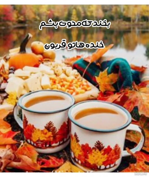  عکس چای دونفره در طبیعت