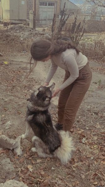  عکس دختر با سگ برای پروفایل فانتزی