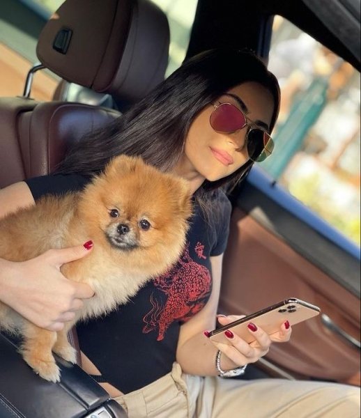  عکس دختر با سگ برای پروفایل فانتزی