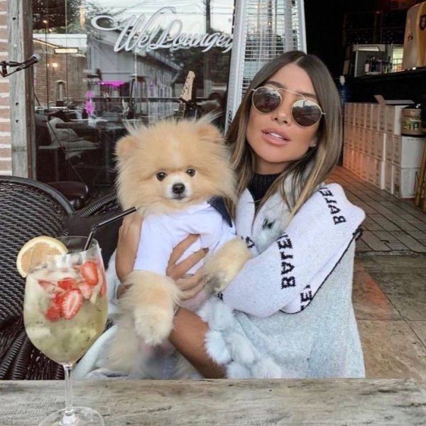  عکس دختر با سگ برای پروفایل فانتزی