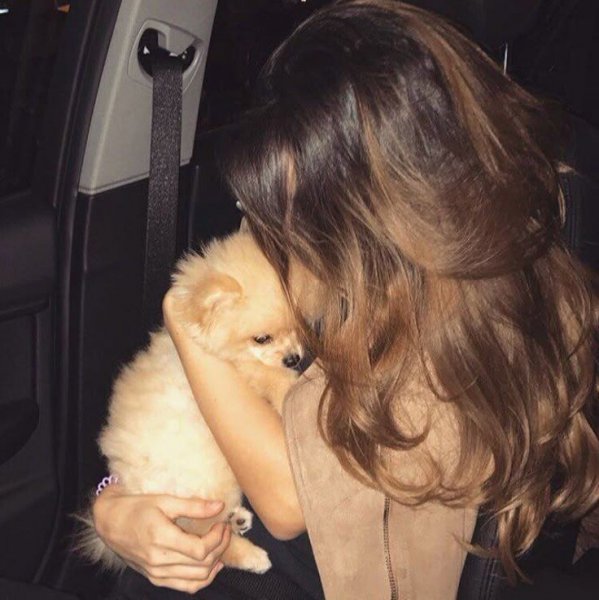  عکس دختر با سگ برای پروفایل فانتزی