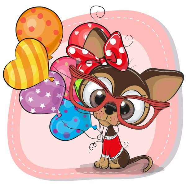  عکس سگ کارتونی بامزه