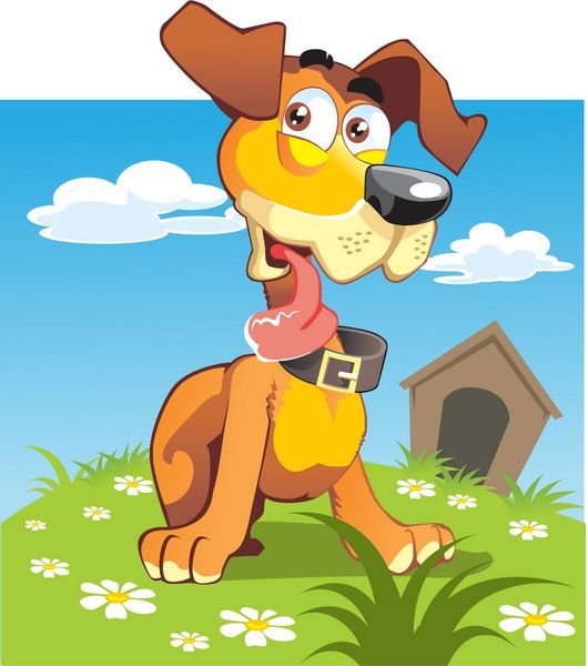  عکس سگ کارتونی بامزه