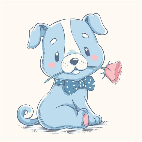  عکس سگ کارتونی برای پروفایل