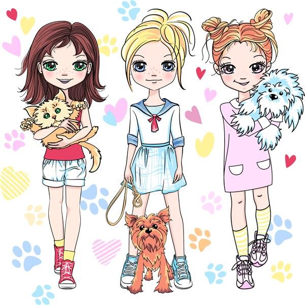  عکس سگ کارتونی ساده