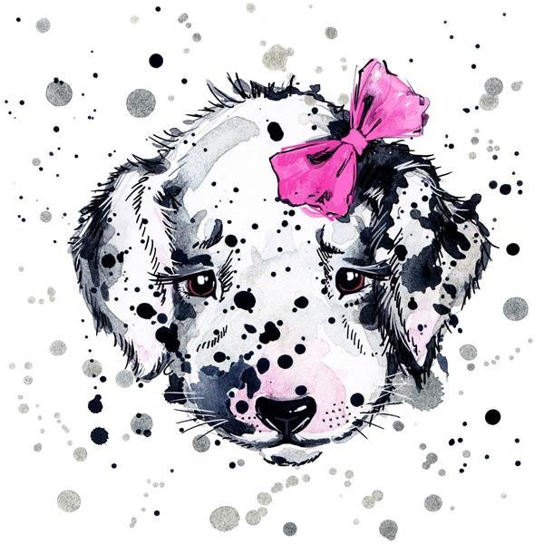  عکس سگ کارتونی ساده