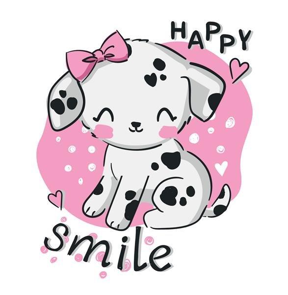  عکس سگ کارتونی ساده